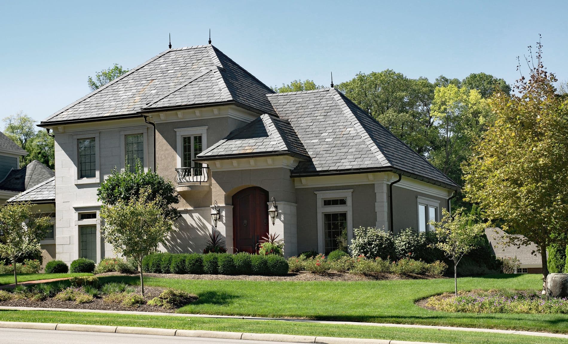 Slate roofing