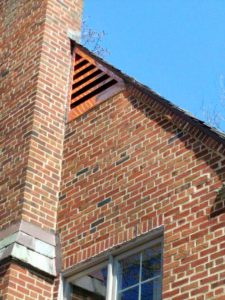 Copper gable vent